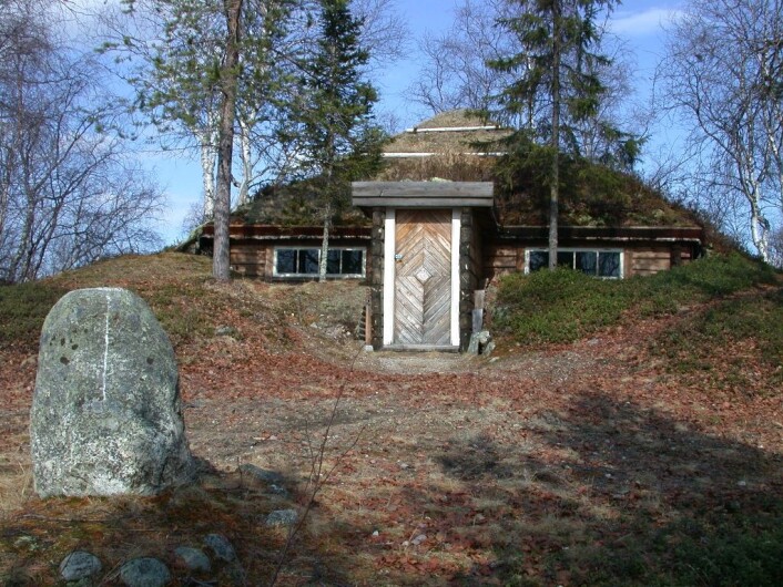Peisestua ved Noatun. (Foto: Morten Günther) Peisestua ved Noatun. (Foto: Morten Günther)