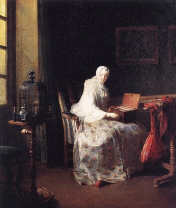 Kanarifuglen (Foto: J.S. Chardin (1750-1)) Kanarifuglen (Foto: J.S. Chardin (1750-1))