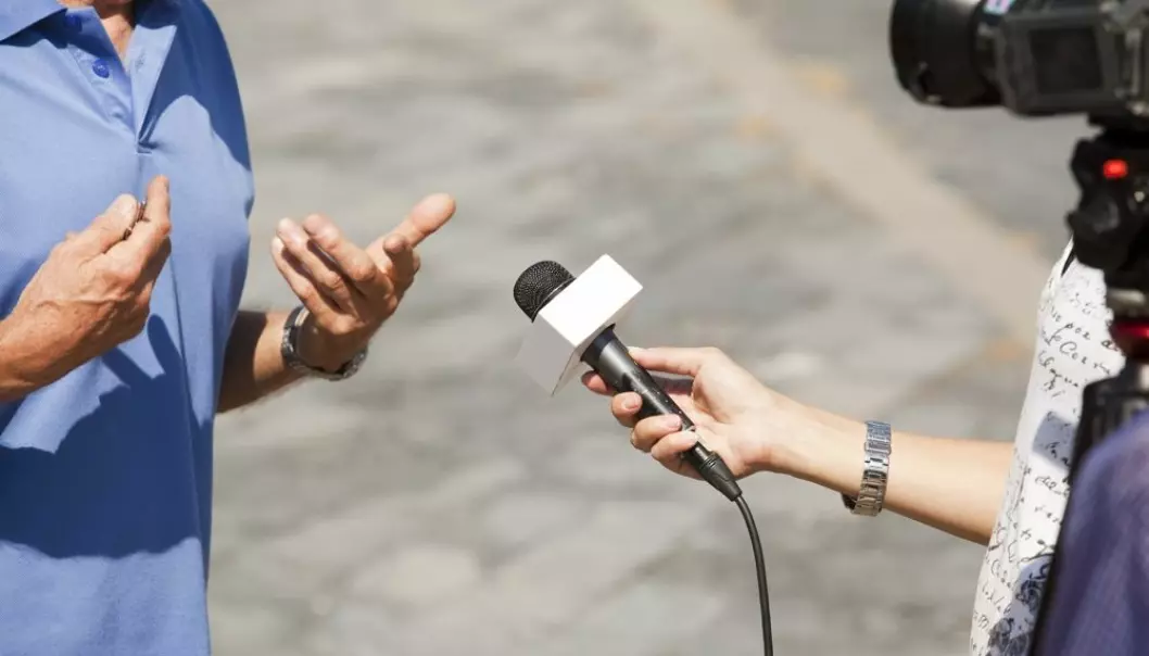 Dert store flertallet av forskere mener at forskningsformidling gjennom intervjuer er en viktig del av jobben deres.  (Foto: wellphoto/Shutterstock/NTB scanpix)