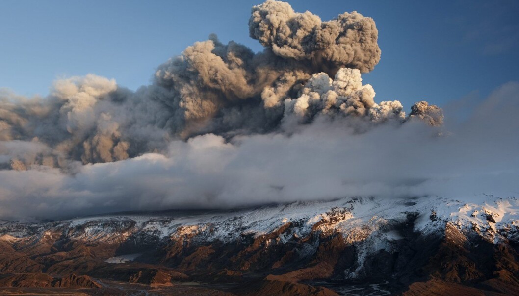 Vulkanutbrudd ved Eyjafjallajökull i 2010, som fikk konsekvenser for hele Europa. (Foto: Orsolya Haarberg, NN, Samfoto, NTB scanpix) Vulkanutbrudd ved Eyjafjallajökull i 2010, som fikk konsekvenser for hele Europa. (Foto: Orsolya Haarberg, NN, Samfoto, NTB scanpix)