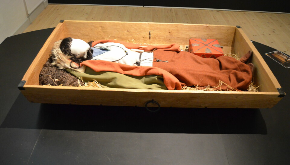 Kvinnen som ble begravet i dødshuset, har hatt høy status. (Foto: Museum Silkeborg)