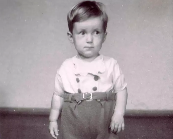 Ole Didrik Lærum var et følsomt barn. Her er han som toåring. (Foto: Privat)