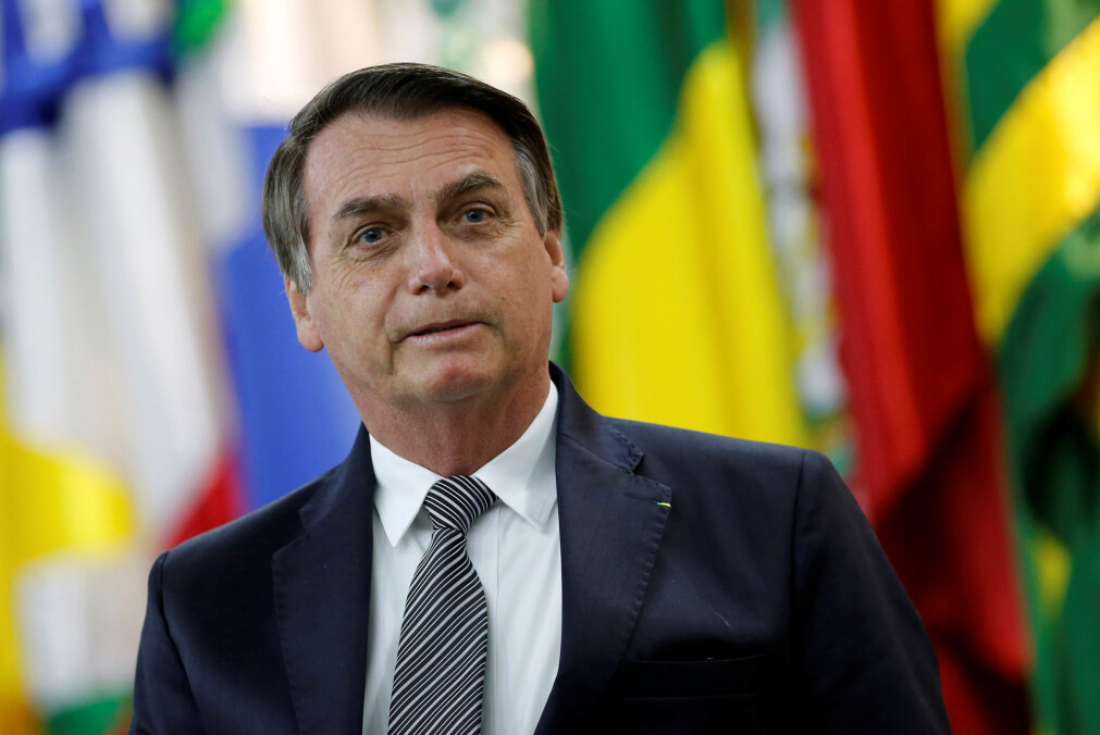 Brasils president Jair Bolsanaro anklager landets romfartsorganisasjon om å lyve om avskogingen av Amazonas. (Foto: Adriano Machado / Reuters / NTB Scanpix) Brasils president Jair Bolsanaro anklager landets romfartsorganisasjon om å lyve om avskogingen av Amazonas. (Foto: Adriano Machado / Reuters / NTB Scanpix)
