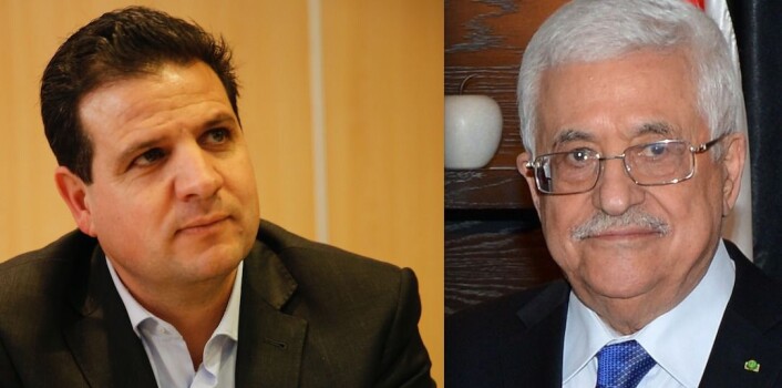 Palestinerne på Vestbredden ledes av Mahmoud Abbas (81). Det palestinske samlingspartiet i Israel ledes av Ayman Odeh (41). (Foto: State Department/Wikipedia og Anan Maalouf/Wikipedia) Palestinerne på Vestbredden ledes av Mahmoud Abbas (81). Det palestinske samlingspartiet i Israel ledes av Ayman Odeh (41). (Foto: State Department/Wikipedia og Anan Maalouf/Wikipedia)