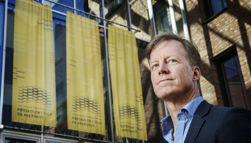 Curt Rice er rektor ved Høgskolen i Oslo og Akershus. (Foto: Benjamin Ward/HiOA) Curt Rice er rektor ved Høgskolen i Oslo og Akershus. (Foto: Benjamin Ward/HiOA)