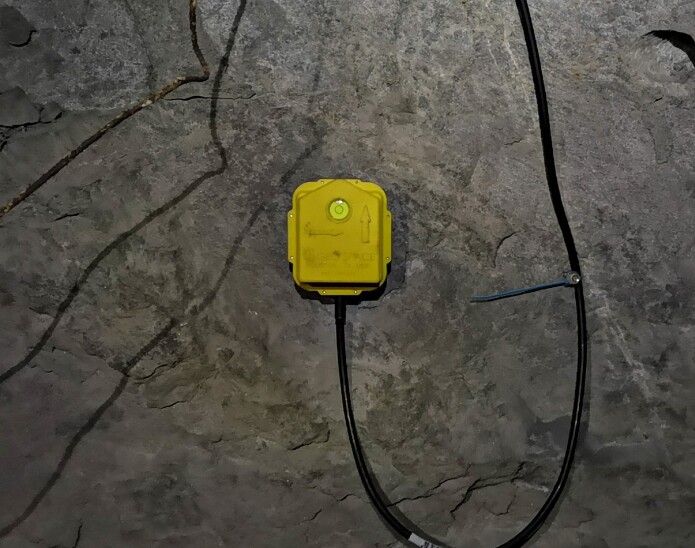 Seismic sensor (Photo: Sophia Laporte) Seismic sensor (Photo: Sophia Laporte)