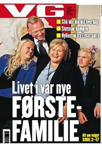 Kjendiseriet rundt de viktigste politikerne våre – ministre og partiledere – er mye større nå enn for noen år siden. Stortingspolitikere som ikke er kjendiser, kommer nesten aldri i riksmedia. De fleste av dem må være glade om de får et oppslag i lokalavisen hjemme. (Foto: (Faksimile fra VG)) Kjendiseriet rundt de viktigste politikerne våre – ministre og partiledere – er mye større nå enn for noen år siden. Stortingspolitikere som ikke er kjendiser, kommer nesten aldri i riksmedia. De fleste av dem må være glade om de får et oppslag i lokalavisen hjemme. (Foto: (Faksimile fra VG))