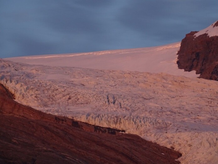Glacier evening light.(Photo: Perrine Rochard) Glacier evening light.(Photo: Perrine Rochard)