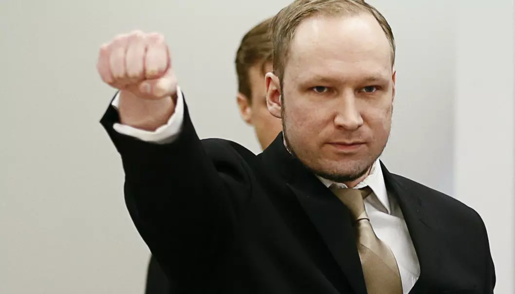 Under rettssaken mot Anders Behring Breivik i 2012 hevdet noen psykiatere at terroristen var psykotisk. Andre at han ikke hadde vrangforestillinger, men delte ideene med andre med lignende politisk overbevisning. Retten slo fast at han var tilregnelig. Et nytt begrep kan gjøre at vi unngår forvirring, mener amerikanske forskere. (Foto: Fabrizio Bensch/Reuters)
