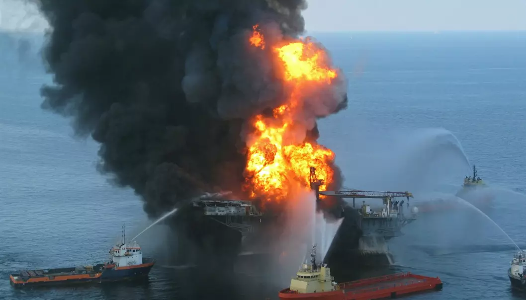 Enorme mengder olje sank ned på havbunnen etter Deepwater Horizon-ulykken