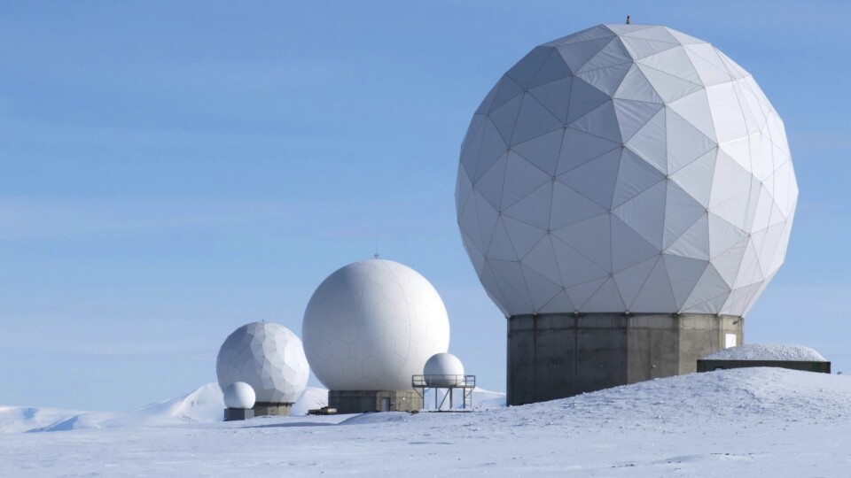 SvalSat utenfor Longyearbyen er en av de viktigste bakkestasjonene for Sentinel-satellittene. (Foto: KSAT)