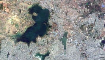Chennai, India, 15. juni 2018. (Foto: Maxar Technologies via AP) Chennai, India, 15. juni 2018. (Foto: Maxar Technologies via AP)