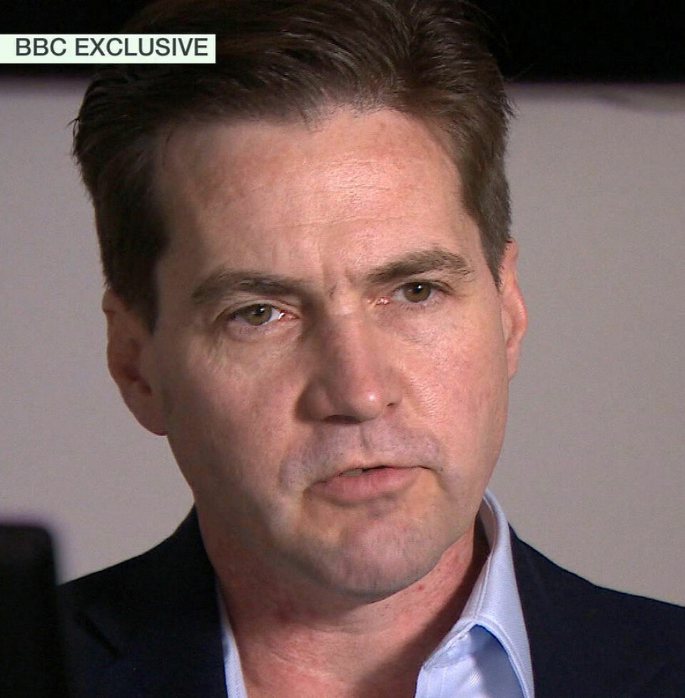 Austraileren Craig Wright hevder å være skaperen av Bitcoin, tidligere bare kjent under psevdomymet Satoshi Nakamoto. Bildet er tatt under et intervju med BBC 2. mai 2016. (Foto: BBC News via AP)
