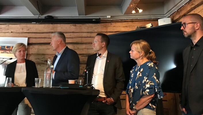 Hvordan kan vi legge til rette for at seniorer står lenger i arbeid? Dette ble diskutert under Arendalsuka nylig. (Siw Ellen Jakobsen) Hvordan kan vi legge til rette for at seniorer står lenger i arbeid? Dette ble diskutert under Arendalsuka nylig. (Siw Ellen Jakobsen)