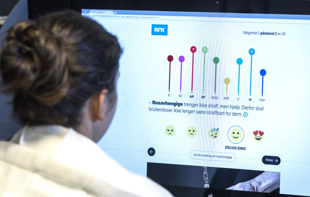I år har blant andre NRK, VG, TV 2 og Dagbladet egne valgomater, der NRK og VG har mulighet for å finne hver enkelt kommune. (Illustrasjonsfoto: Gorm Kallestad / NTB scanpix) I år har blant andre NRK, VG, TV 2 og Dagbladet egne valgomater, der NRK og VG har mulighet for å finne hver enkelt kommune. (Illustrasjonsfoto: Gorm Kallestad / NTB scanpix)