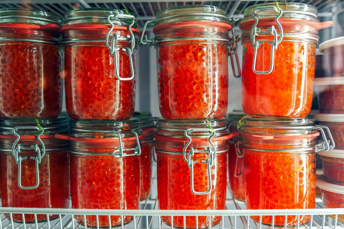 Glass med deilig kaviar i kjøleskapet. (Foto: Shutterstock) Glass med deilig kaviar i kjøleskapet. (Foto: Shutterstock)