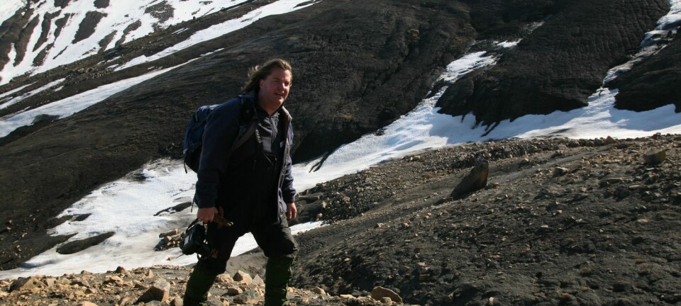 I første episode av Svalkast reiser vi tilbake i klodens historie, guidet av paleontolog Jørn Hurum. (Foto: Ole Magnus Rapp, Aftenposten, NTB scanpix)