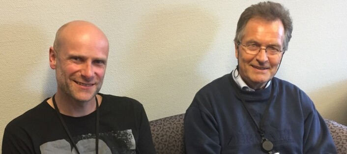 IRIS-forskerne Atle Blomgren og Christian Quale mener at alvoret begynner å synke inn hos bedriftsledere på Vestlandet. de har inntrykk av at mange kan klare å omstille seg. (Foto: Siw Ellen Jakobsen) IRIS-forskerne Atle Blomgren og Christian Quale mener at alvoret begynner å synke inn hos bedriftsledere på Vestlandet. de har inntrykk av at mange kan klare å omstille seg. (Foto: Siw Ellen Jakobsen)