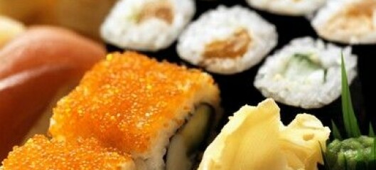 Inhibiting bacteria growth in sushi