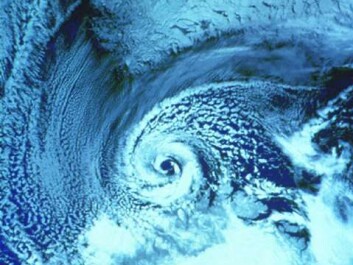 Notice the cyclone shape as a polar low-pressure system hits the coast of Finnmark, Norway’s northernmost county. At the top of the photo, the southern tip of Svalbard is visible. (Photo: Wikimedia Commons) Notice the cyclone shape as a polar low-pressure system hits the coast of Finnmark, Norway’s northernmost county. At the top of the photo, the southern tip of Svalbard is visible. (Photo: Wikimedia Commons)