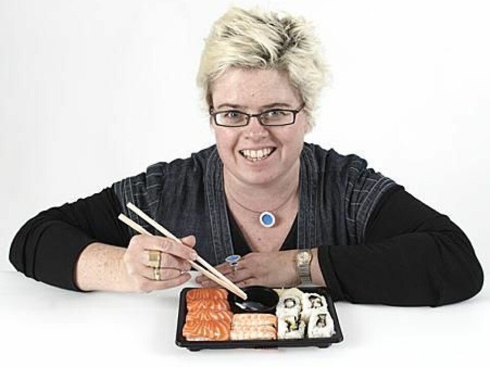 'Vinegar is God’s gift to the sushi producers', says Nofima Scientist Hilde Herland. (Photo: Nofima)