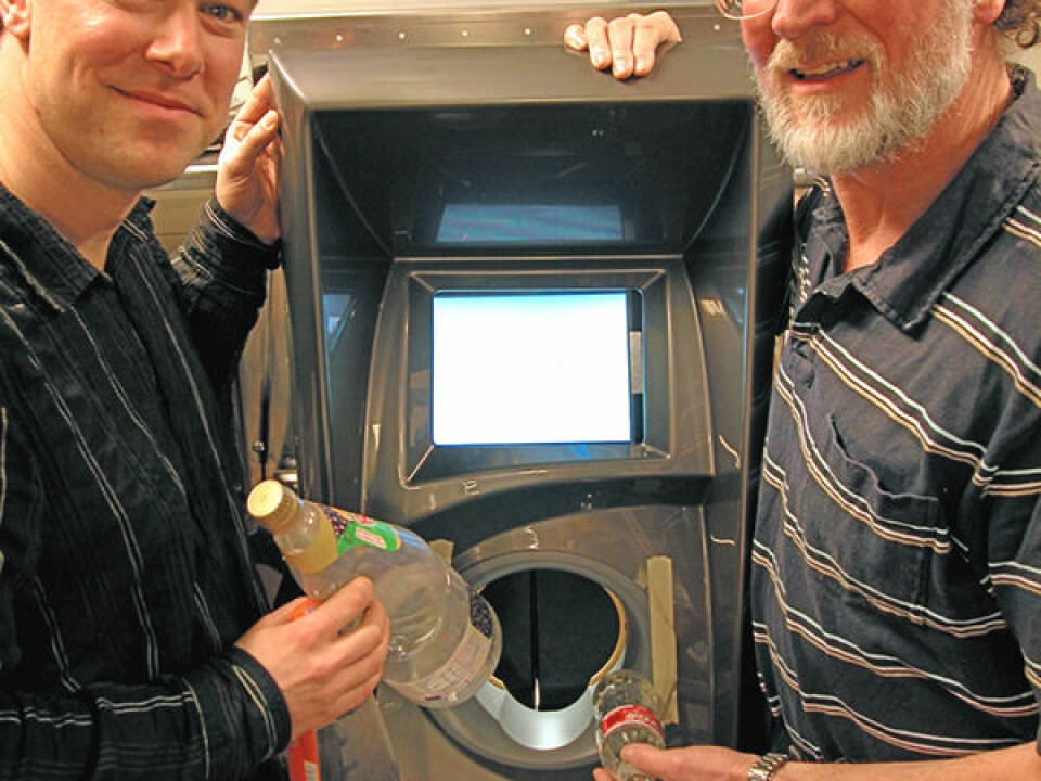 The reverse vending solutions company Tomra co-operates with dedicated industrial designers. (Photo: Are Wormnes)