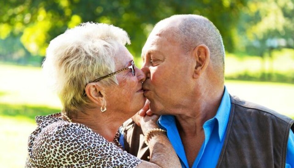 Intimacy and touching become a more important part of older men's sexuality (Photo: Colourbox)