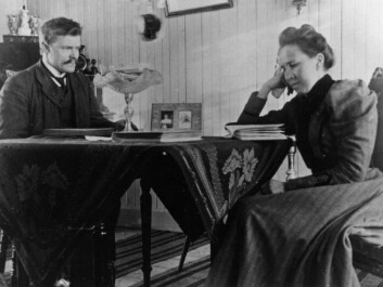 Anders Larsen and his wife. (Photo: G. Gustafson) Anders Larsen and his wife. (Photo: G. Gustafson)