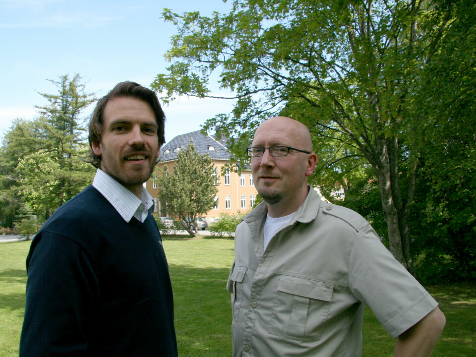 'If left untreated, post-traumatic stress disorder can be disabling and lead to the inability to function in daily life”, says Joar Øverås Halvorsen (left). His colleague, Håkon Stenmark is on the right. (Photo: Synnøve Ressem)