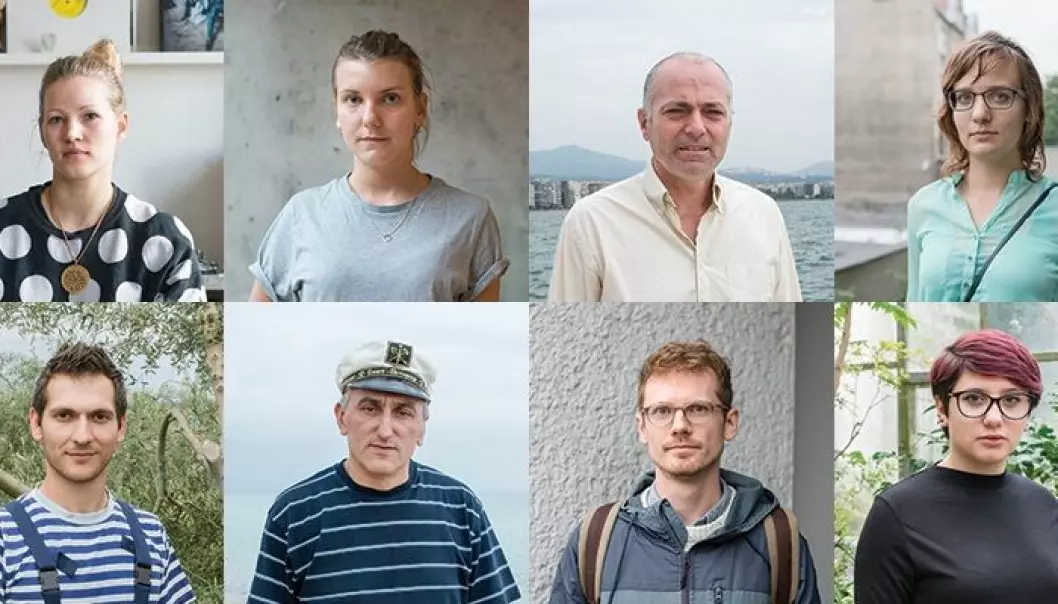 Europeere ønsker å flytte til Norge for å få mer tid til å kombinere karriere og familieliv. Her ser du noen av deltakerne fra studien. (Foto: Foto: Hilde Honerud / Øvelser i norsk)