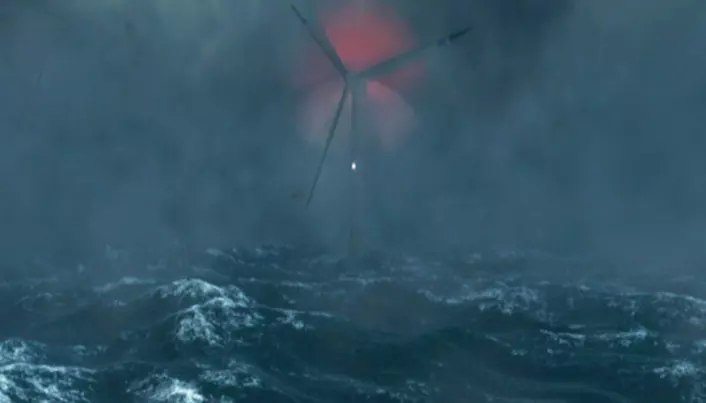 Lasers catching the wind in rough seas