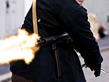 The film about war hero Max Manus is an example of modern myth construction. (Photo: Erik Aavatsmark / Filmkameratene AS) The film about war hero Max Manus is an example of modern myth construction. (Photo: Erik Aavatsmark / Filmkameratene AS)