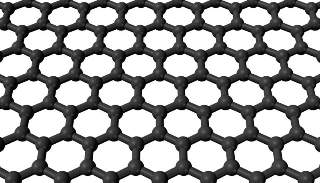 Graphene consists of a single layer of carbon atoms. (Illustration: Wikimedia Commons). Graphene consists of a single layer of carbon atoms. (Illustration: Wikimedia Commons).
