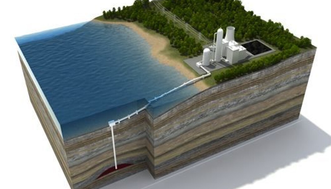 CO2 will be safely stored in suitable geological formations deep below the ground. (Illustration: Bellona/Prosjektlab) CO2 will be safely stored in suitable geological formations deep below the ground. (Illustration: Bellona/Prosjektlab)
