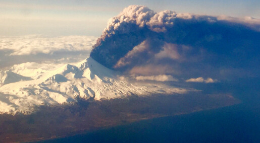 Svovelsky fra vulkanutbrudd i Alaska nådde Norge