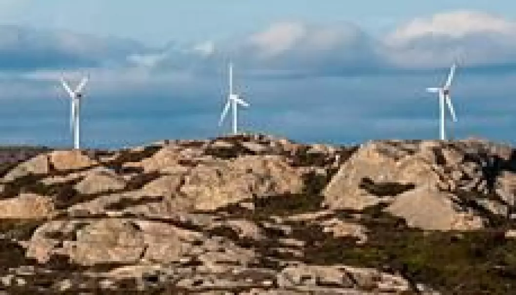 Plans to build power lines and wind turbines can conflict with other interests in outlying areas. (Photo: Colourbox)