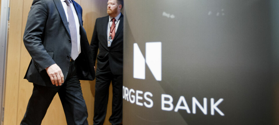 Norges Bank og sentralbanksjef Øystein Olsen åpner for at styringsrenten kan bli negativ.  (Foto: Gorm Kallestad / NTB Scanpix)