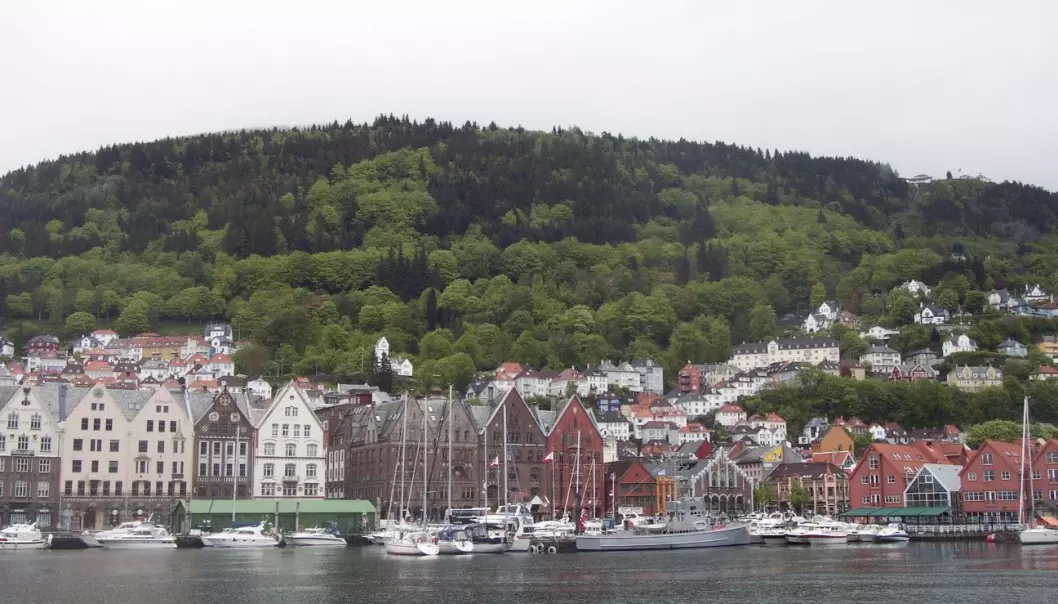 Citizens of Bergen use the accessible City Mountains as a retreat from urban life. (Photo: Wikipedia commons)