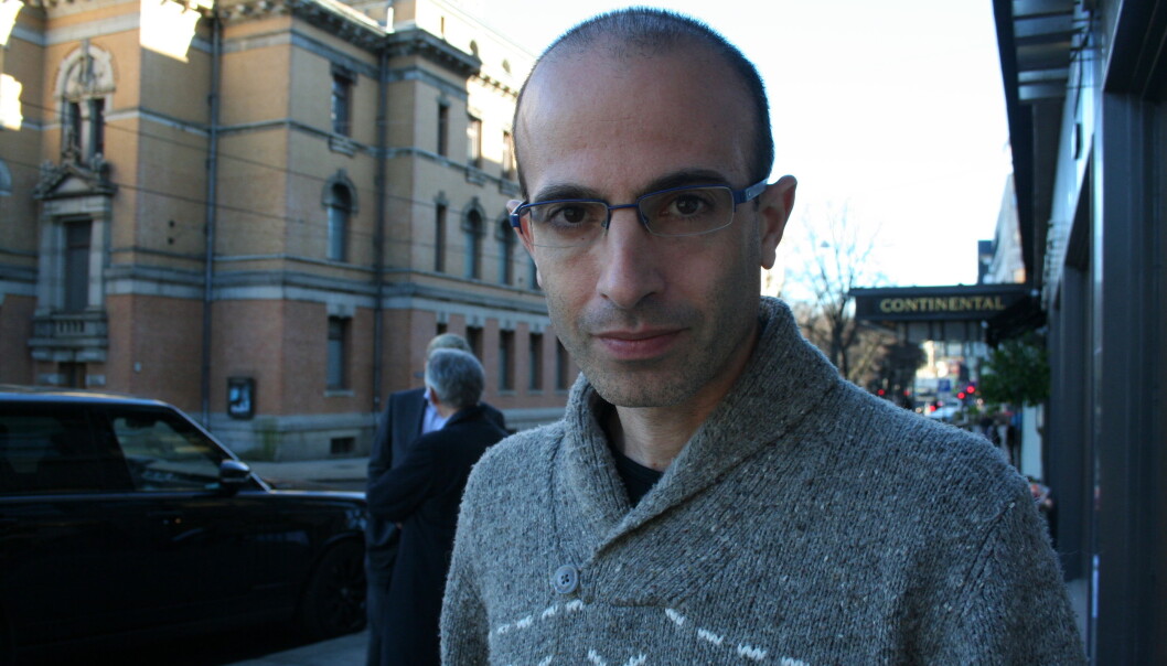 Yuval Noah Harari er historieprofessor ved Det hebraiske universitetet i Jerusalem. (Foto: Lasse Biørnstad/forskning.no) Yuval Noah Harari er historieprofessor ved Det hebraiske universitetet i Jerusalem. (Foto: Lasse Biørnstad/forskning.no)