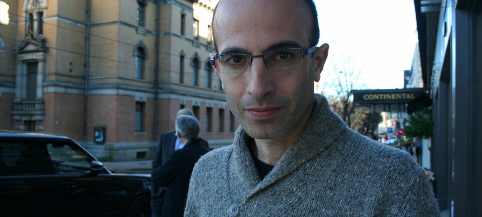 Yuval Noah Harari er historieprofessor ved Det hebraiske universitetet i Jerusalem. (Foto: Lasse Biørnstad/forskning.no)
