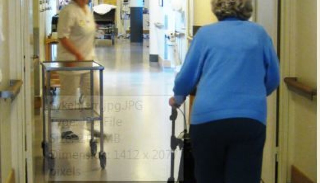 A new floor will prevent injuries in nursing homes. (Photo: Colourbox) A new floor will prevent injuries in nursing homes. (Photo: Colourbox)