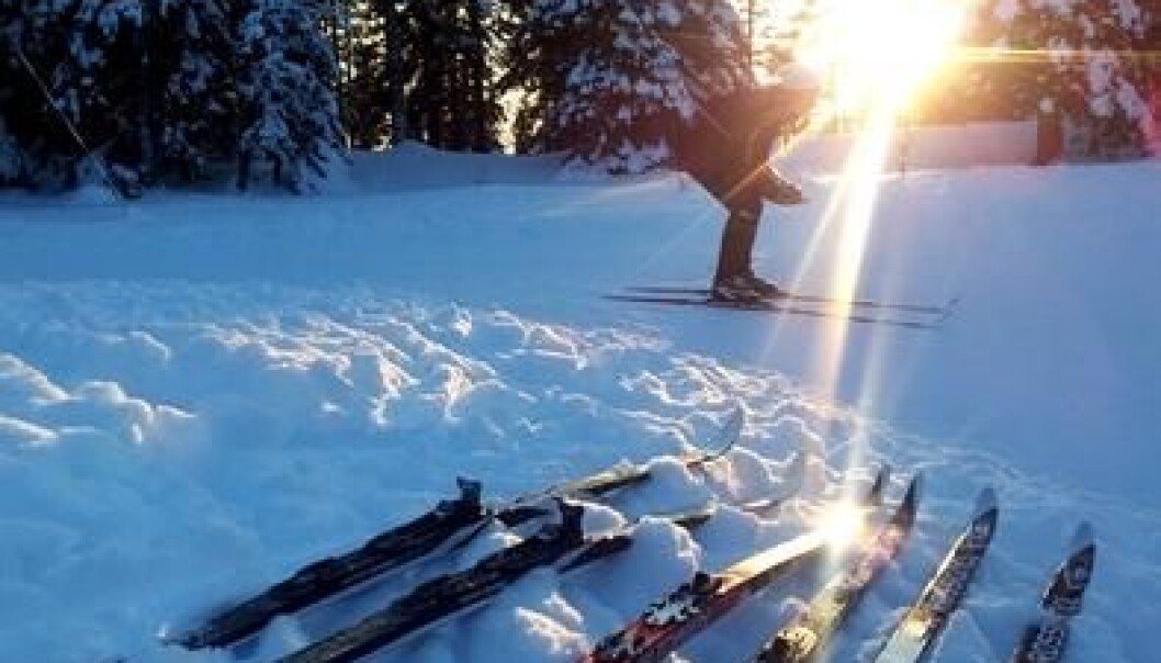 Researchers head to the ski trails to check measurements from the laboratory. (Photo: Private) Researchers head to the ski trails to check measurements from the laboratory. (Photo: Private)