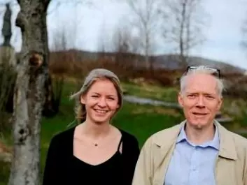 Katrine Holm Reiso and Øivind Anti Nilsen. (Photo: Helge Skodvin)