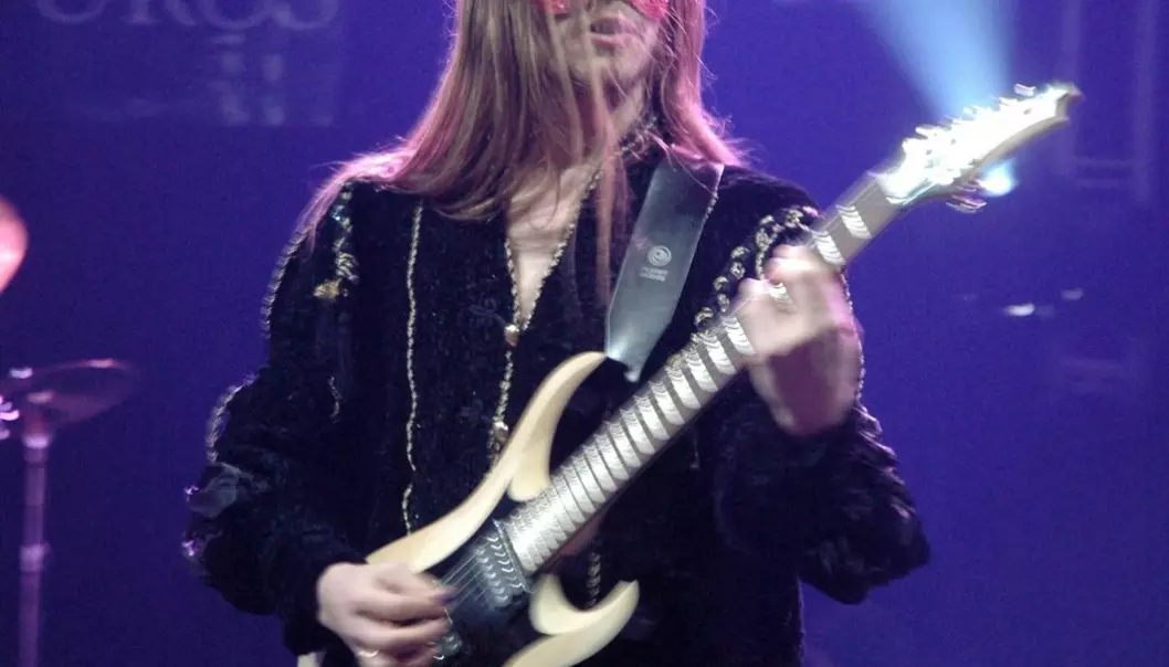 Metal-musician Knut Magne Valle on stage. (Photo: Krzysztof Raś/Wikimedia Commons)