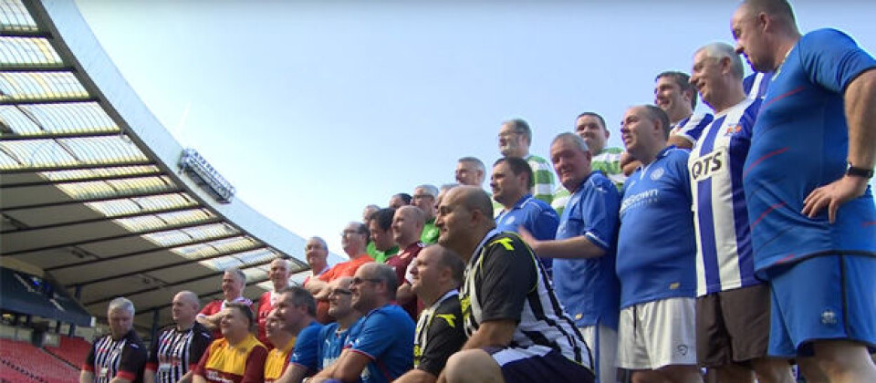 Europeiske fotballsupportere er klare for trening! Foto: EuroFIT