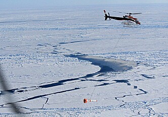 Helicopter sensor improves Arctic ice volume surveys