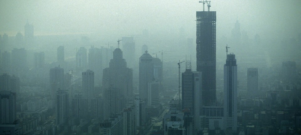 Kina er nå det landet i verden som slipper ut mest CO2. Her fra byen Shenzhen nord for Hong Kong i provinsen Guangdong. (Foto: Colourbox)