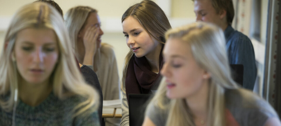 Studenter er ikke særlig imponert over oppfølgingen og lærernes faglige kompetanse ved høyere utdanning i Norge. Høgskolene scorer lavest på kundetilfredshet, universitetene noe høyere. De siste årene har universitetene oppnådd en viss fremgang, mens høgskolene går litt tilbake, viser undersøkelser gjort av EPSI Rating Norge.  (Foto: Berit Roald, NTB Scanpix)