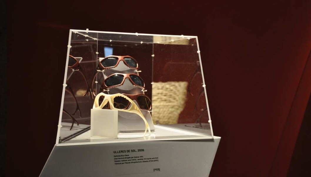 3D printing can make products that are specially tailored to individual customers, like these sunglasses by Kathinka Bene at AHO. (Photo: AHO) 3D printing can make products that are specially tailored to individual customers, like these sunglasses by Kathinka Bene at AHO. (Photo: AHO)