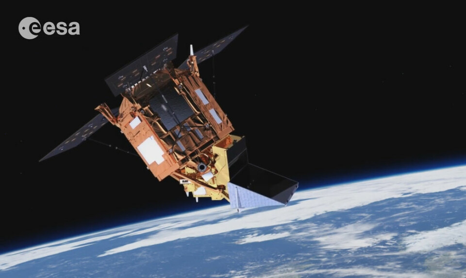 Sentinel-5 Precursor er en forløper for Sentinel-5, som etter planen skal skytes opp i 2021. Den skal fylle tomrommet etter at miljøsatellitten Envisat sluttet å virke i 2012. Sentinel-5 er ikke en selvstendig satellitt. Det er heller ikke Sentinel-4, som skal opp samme år. De er instrumenter som sendes opp sammen med værsatellitter. Instrumentene skal måle jordas atmosfære, blant annet innholdet av ørsmå partikler, aerosoler. (Foto: (Illustrasjon: ESA/ATG medialab))